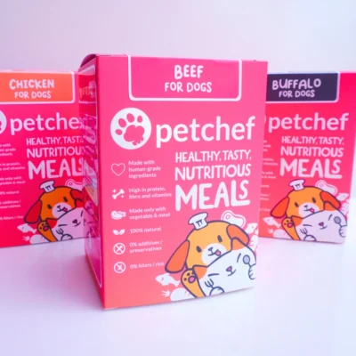 Natural dog food by Petchef, beef recipe