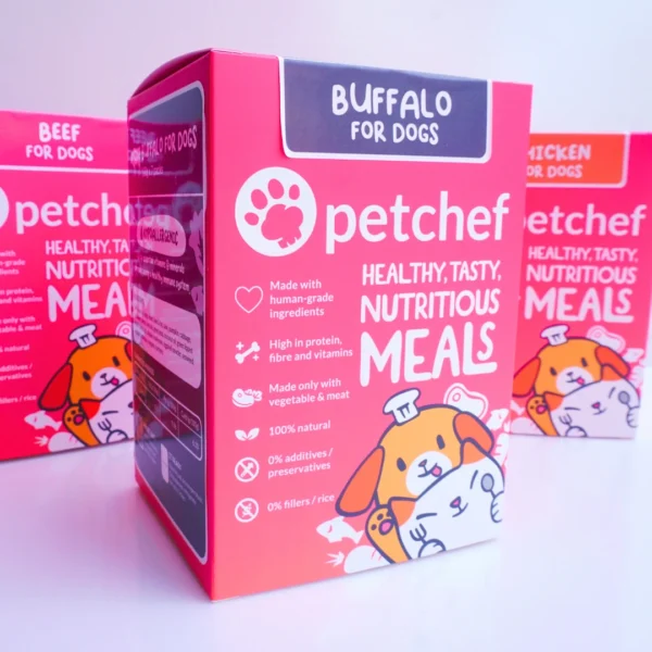 petcheNatural dog food by Petchef, buffalo recipef_dog_food_buffalo_1